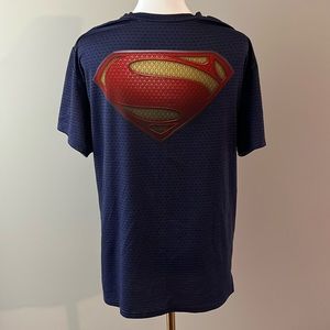 AWESOME Superman Under Armor Compression workout shirt sized Xl